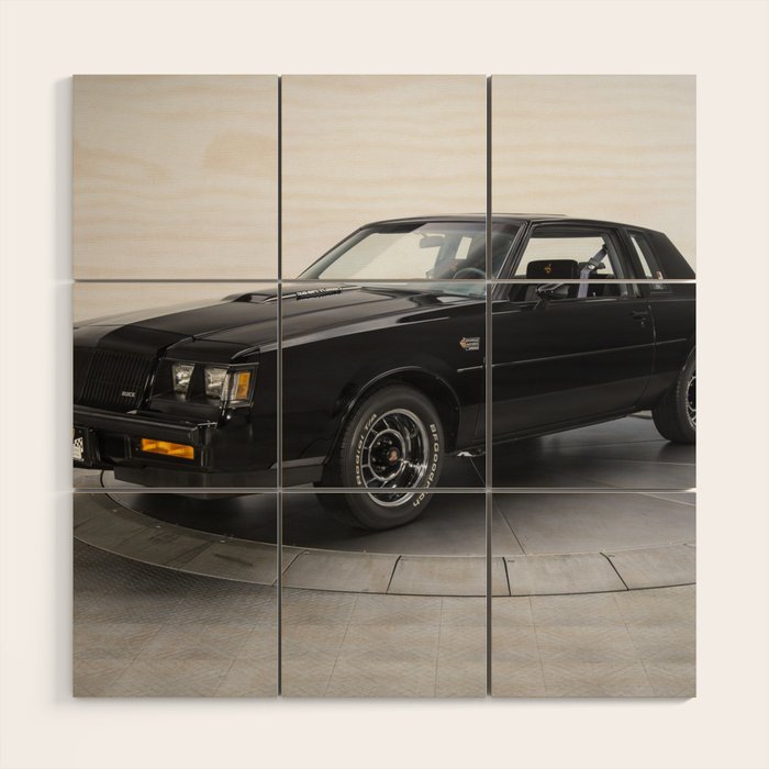 1987 Grand National Muscle Car Wood Wall Art Gallery Image 1