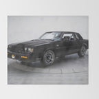 1987 Grand National Muscle Car Throw Blanket Gallery Image 2