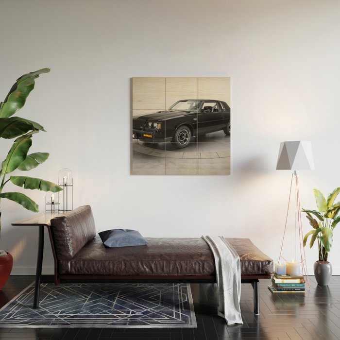 1987 Grand National Muscle Car Wood Wall Art Gallery Image 2