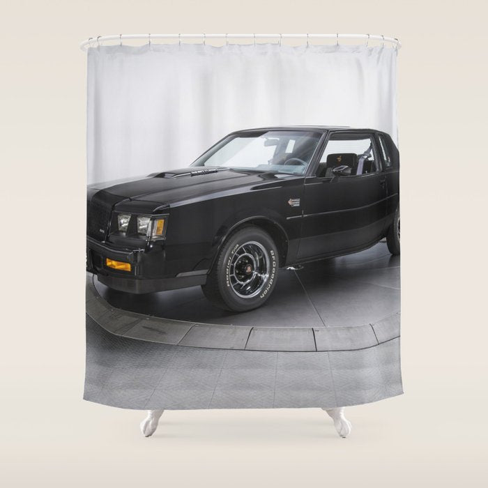 1987 Grand National Muscle Car Shower Curtain Gallery Image 1