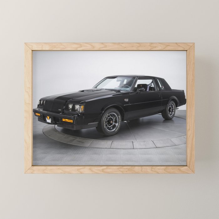 1987 Grand National Muscle Car Mini Art Print Gallery Image 1