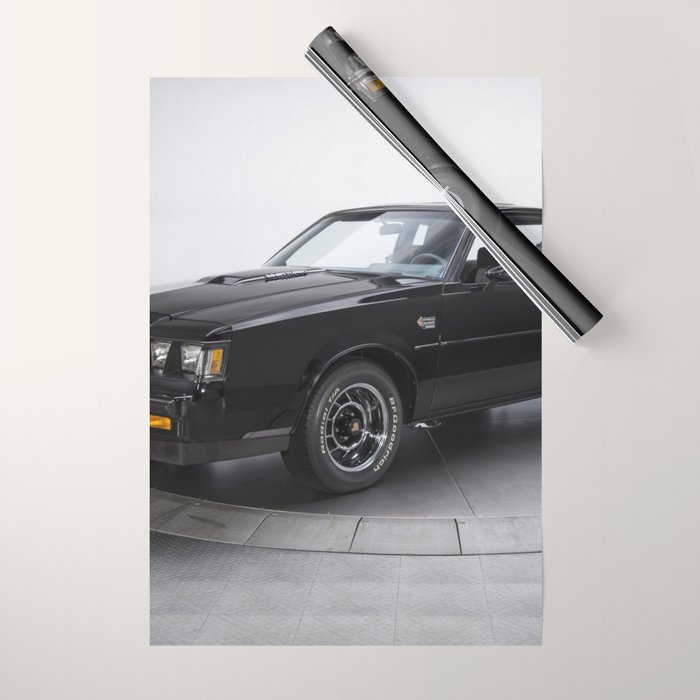 1987 Grand National Muscle Car Wrapping Paper Gallery Image 1