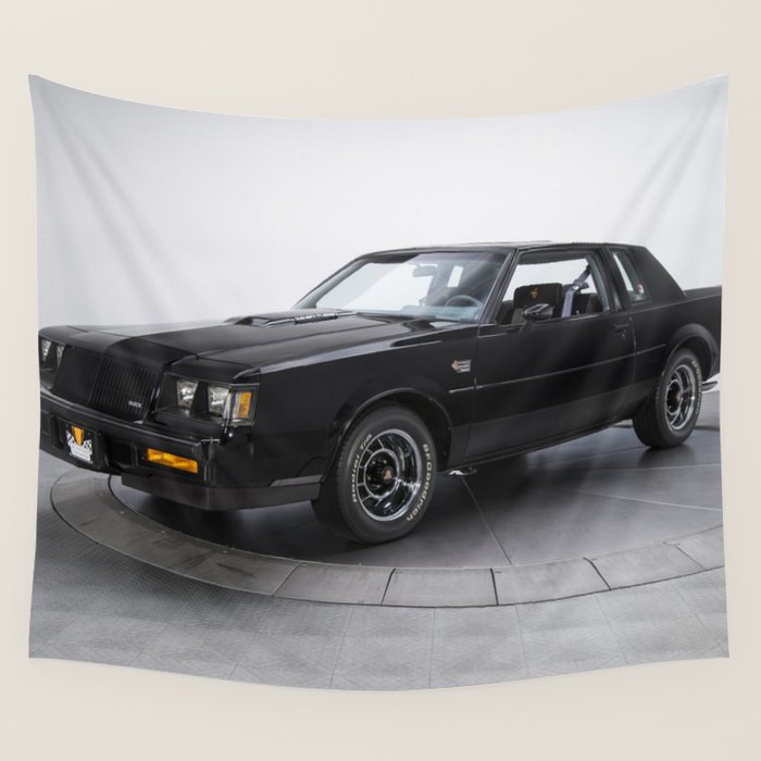 1987 Grand National Muscle Car Wall Tapestry Gallery Image 1
