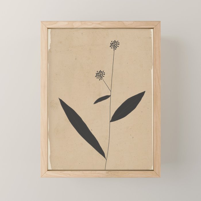 Abstract Art /Minimal Plant 8 Mini Art Print Gallery Image 1