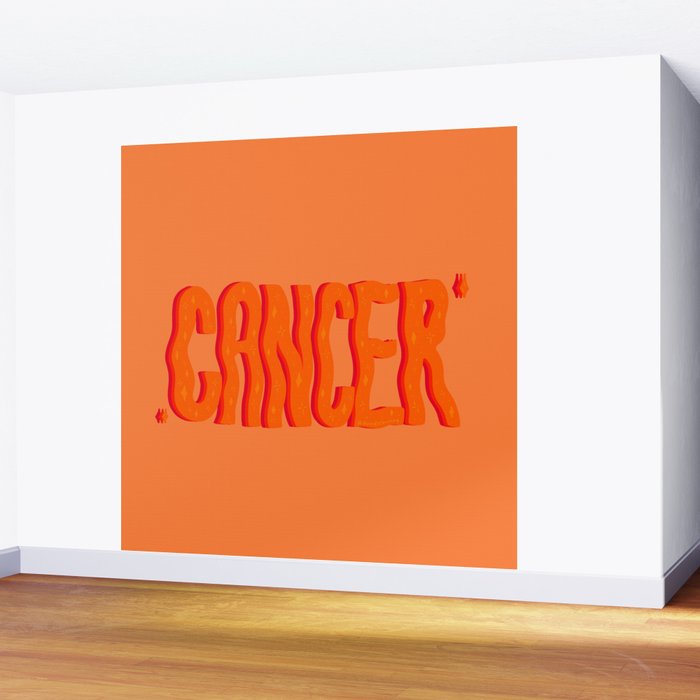Wavy Cancer Wall Mural Gallery Image 2
