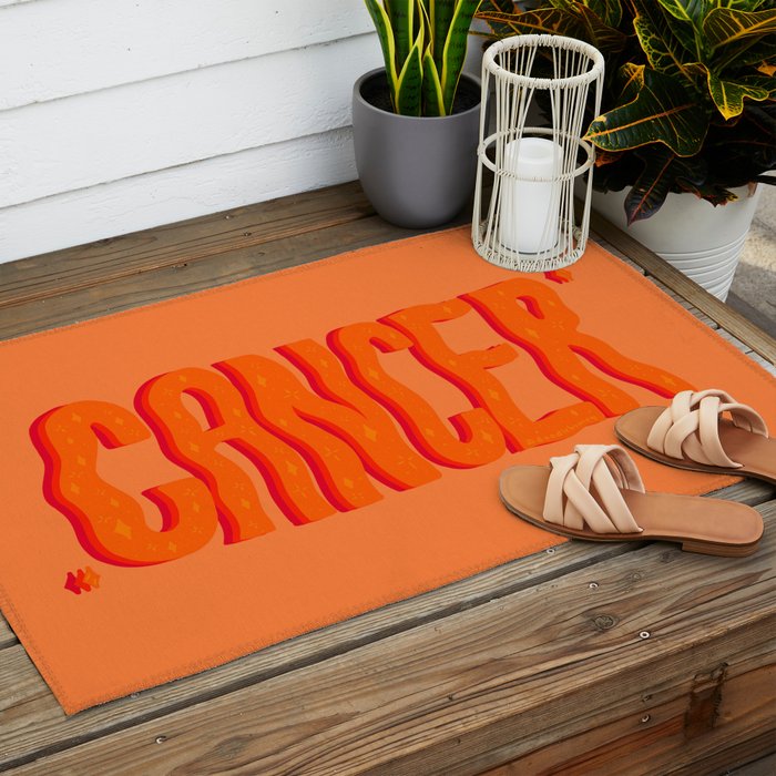 Wavy Cancer Outdoor Rug Gallery Image 2