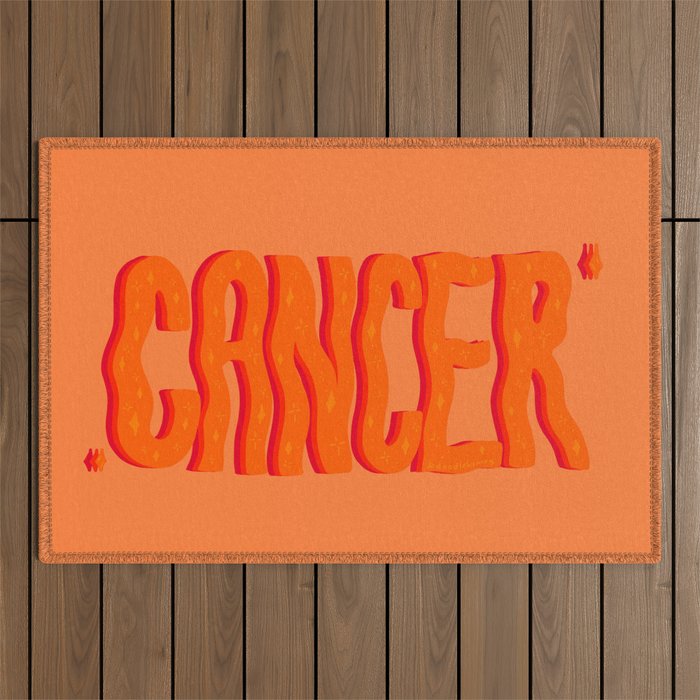 Wavy Cancer Outdoor Rug Gallery Image 1