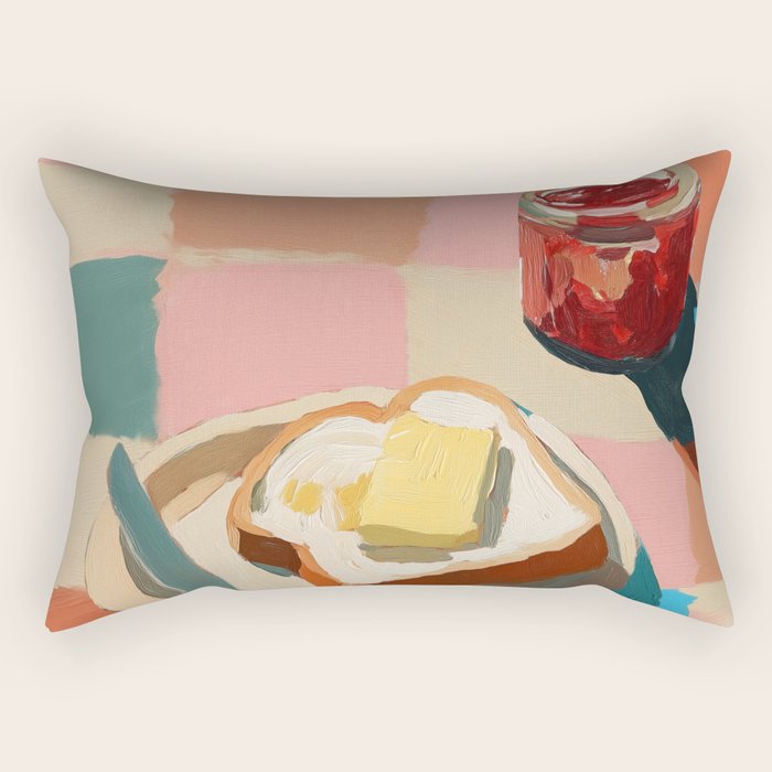 Morning Toast Rectangular Pillow Gallery Image 2