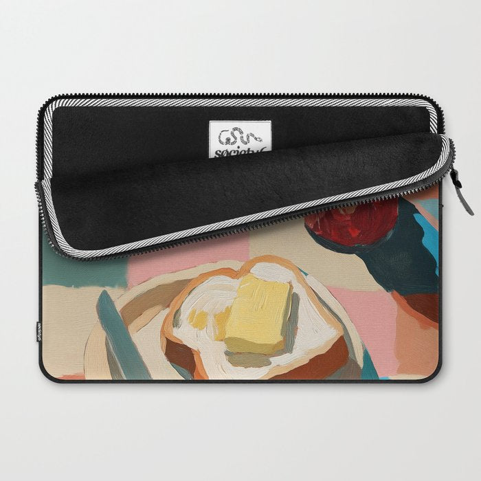 Morning Toast Laptop Sleeve Gallery Image 2