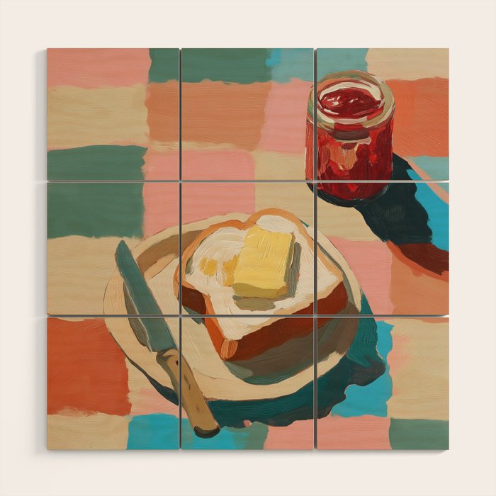 Morning Toast Wood Wall Art Gallery Image 1