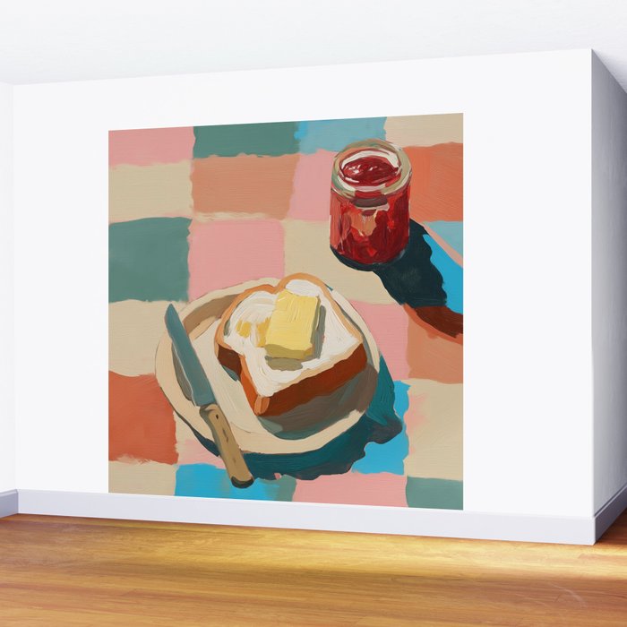 Morning Toast Wall Mural Gallery Image 2