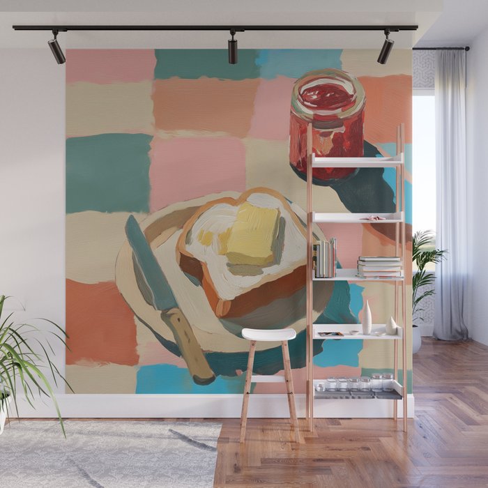 Morning Toast Wall Mural Gallery Image 1