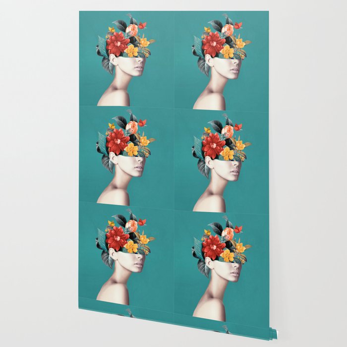 woman with flowers 16 Wallpaper Gallery Image 2