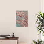 Pink Flower Abstract - redbud tree spring art Poster Gallery Image 2
