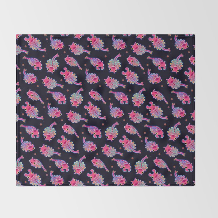Fairy shrimp Throw Blanket Gallery Image 2