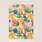 Abstract organic nature shape art pattern Stationery Card Gallery Image 2