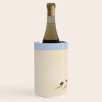Minimal sand beach with seagulls Wine Chiller Gallery Image 1