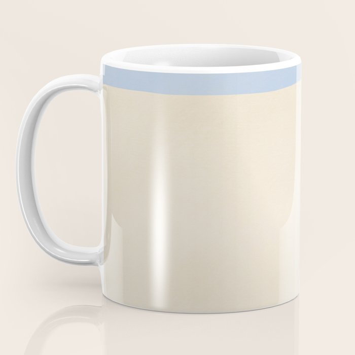 Minimal sand beach with seagulls Coffee Mug Gallery Image 3