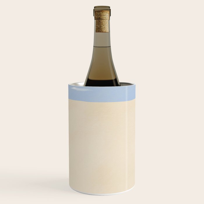 Minimal sand beach with seagulls Wine Chiller Gallery Image 2