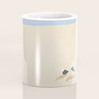 Minimal sand beach with seagulls Coffee Mug Gallery Image 4