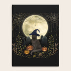 The Black Cat on Halloween Night Notebook Gallery Image 4