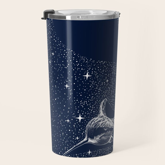 Starry Shark Travel Mug Gallery Image 3