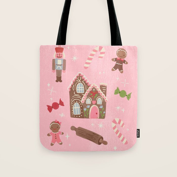 Retro Christmas Baking Wonderland Tote Bag Gallery Image 1