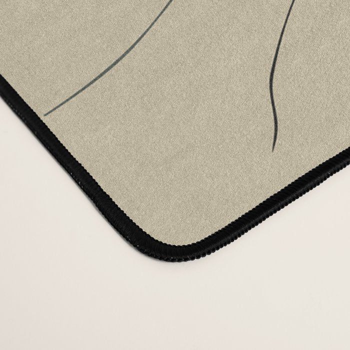 Floral Navy Honey Desk Mat Gallery Image 4