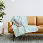 DISCO SNAIL Throw Blanket Gallery Image 1
