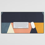 mid century geometry Desk Mat Gallery Image 1