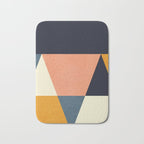 mid century geometry Bath Mat Gallery Image 1