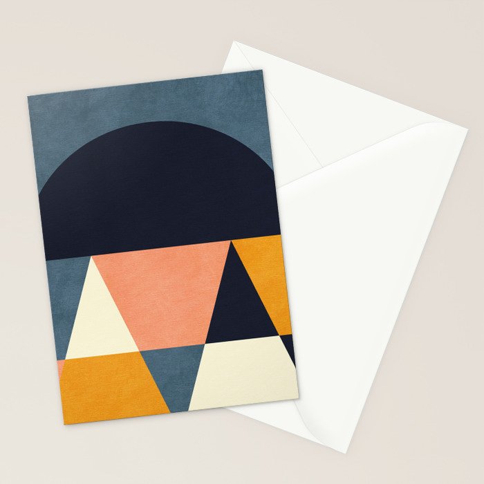 mid century geometry Stationery Card Gallery Image 2
