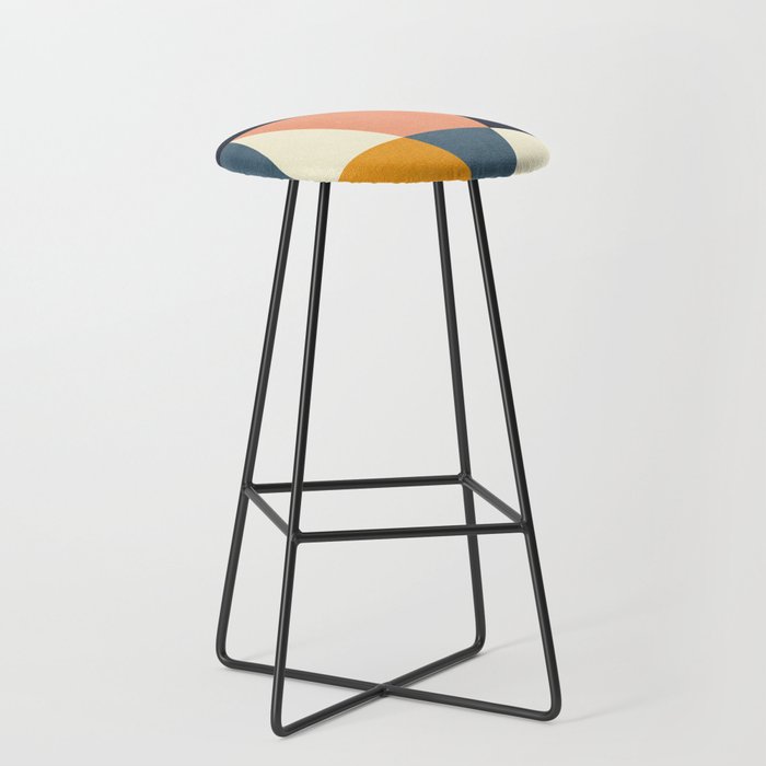 mid century geometry Stool Gallery Image 1