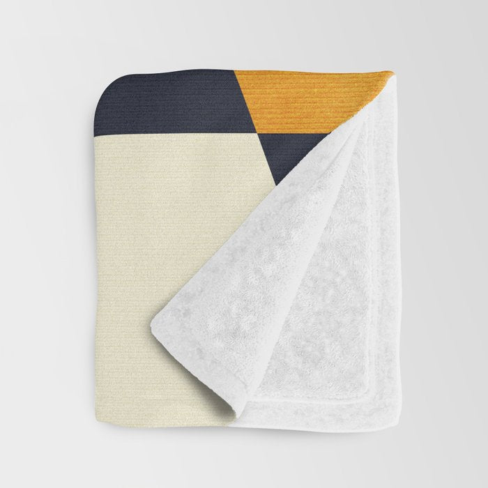 mid century geometry Throw Blanket Gallery Image 3