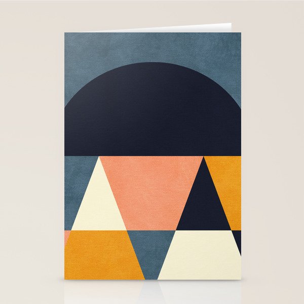 mid century geometry Stationery Card Gallery Image 2