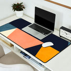 mid century geometry Desk Mat Gallery Image 2