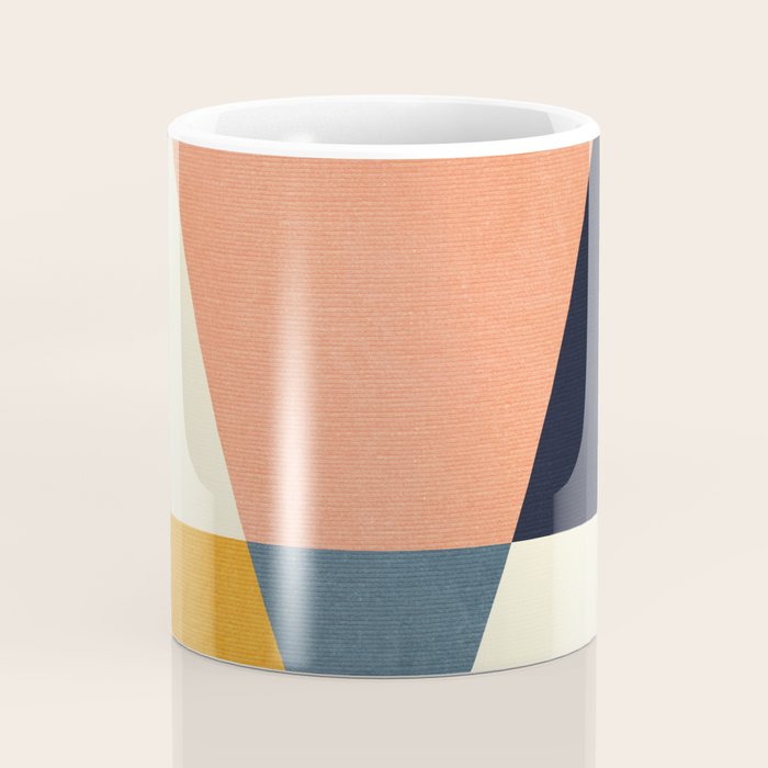 mid century geometry Coffee Mug Gallery Image 4