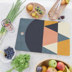 mid century geometry Cutting Board Gallery Image 2