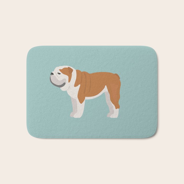 English Bulldog Bath Mat Gallery Image 1