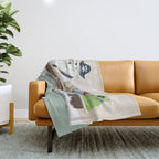 the pirate tub Throw Blanket Gallery Image 1