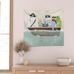 the pirate tub Wall Tapestry Gallery Image 2