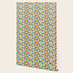 Colorful back to school mosaic pattern Wallpaper Gallery Image 2