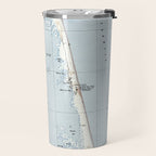 Vintage Northern Outer Banks Map (1940) Travel Mug Gallery Image 2