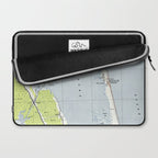 Vintage Northern Outer Banks Map (1940) Laptop Sleeve Gallery Image 2