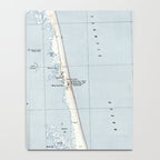 Vintage Northern Outer Banks Map (1940) Notebook Gallery Image 4
