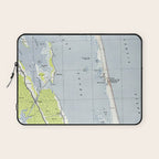 Vintage Northern Outer Banks Map (1940) Laptop Sleeve Gallery Image 1