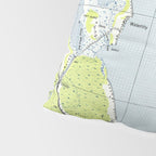 Vintage Northern Outer Banks Map (1940) Pillow Sham Gallery Image 4