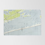 Vintage Northern Outer Banks Map (1940) Rug Gallery Image 2
