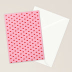 Y2K Cherries - Pink Pattern Miniature Stationery Card Gallery Image 2
