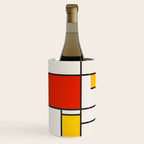 Retro Geometry: Mondrian Edition Wine Chiller Gallery Image 1